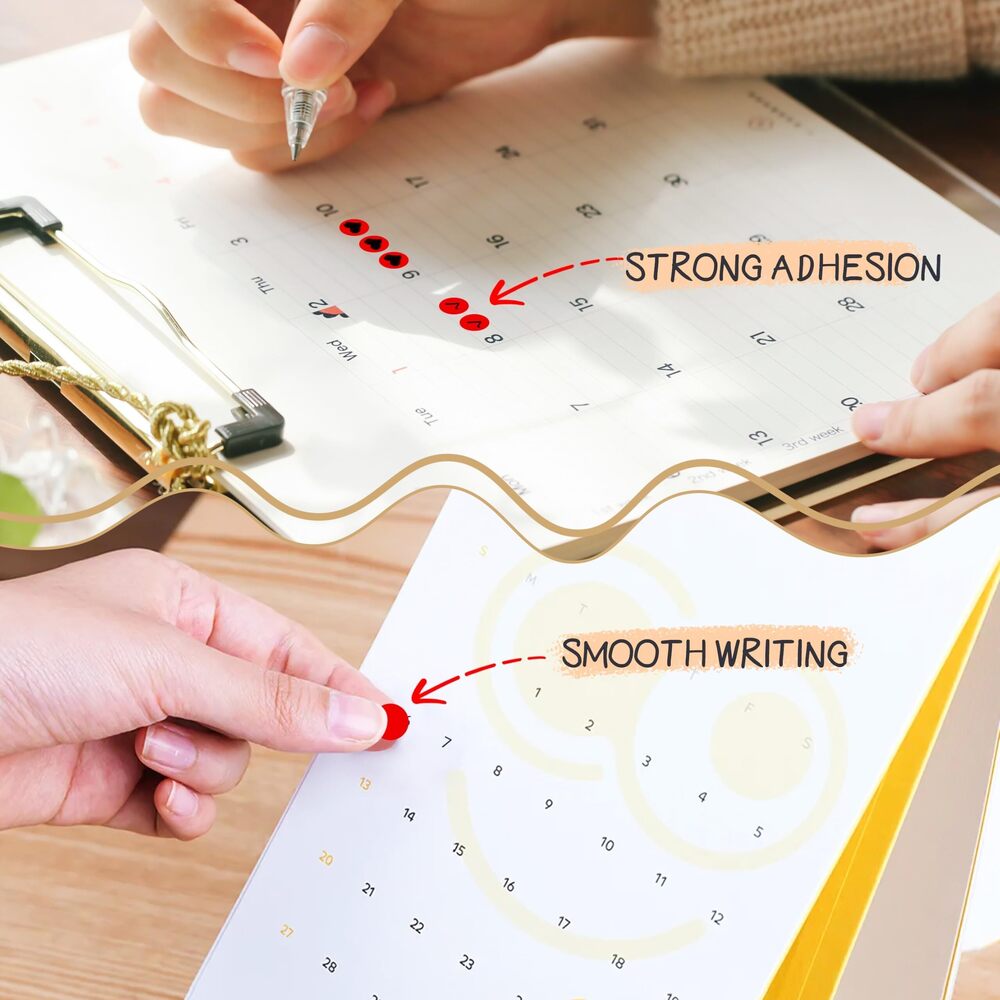 2564 0.25 Inch Red Color Coding Sticker Dots,4200 PCS Small Round Circle - Picture 4 of 7